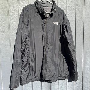 North Face lined mud-weight jacket. Black XXL.